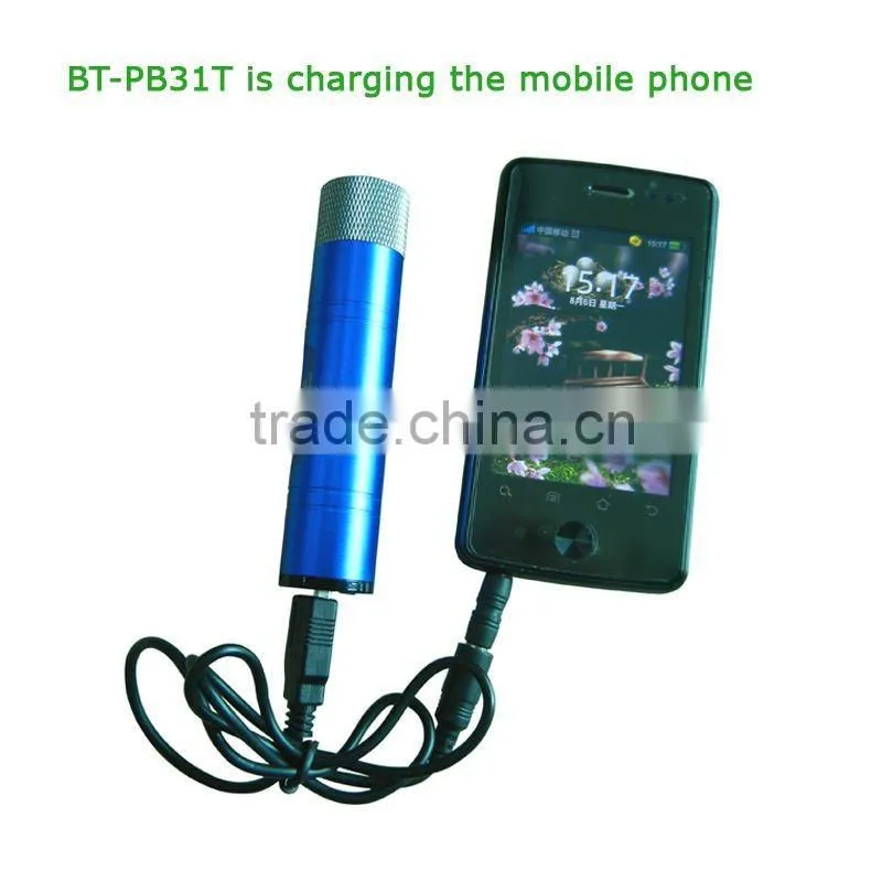 High quality solar portable power bank with LED torch