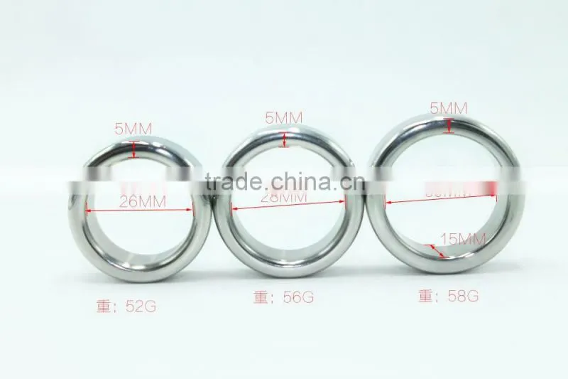 Metal Lock Fine Delay Lasting Ring Stainless Steel Military Rings
