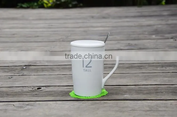 Large size promotional bottle custom coffee mug water bottle Porcelain Cups