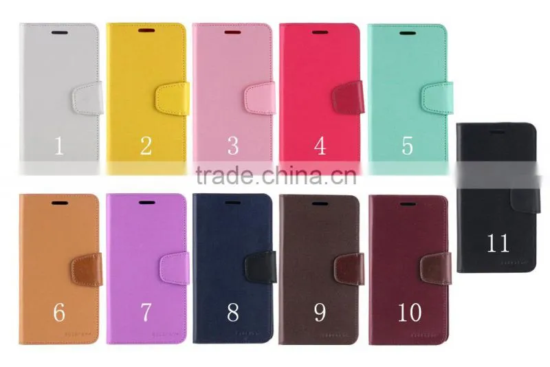For Samsung Galaxy S6/S6 Edge Mercury Sonata PU Leather Flip Cover case Wallet cases