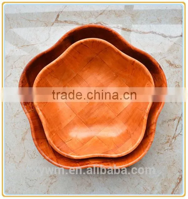 Pinch domestic Woven Salad bowl and plate 20 and 25 cm