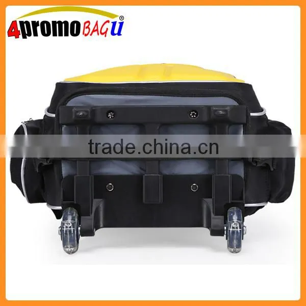 Wholesale kids trolley backpack with detachable trolley