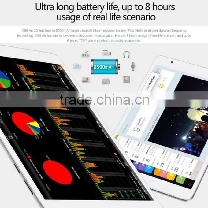 Original Teclast X98 Air 9.7 inch Android Intel CPU 2048x1536P 2+32GB/2+64GB 3G Dual WCDMA Tablet PC