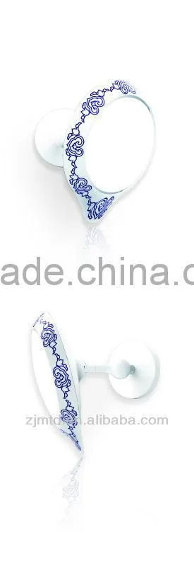 lighted home wall mirror,mirror lamp,mirror light,ceramic light mirror,makeup case with lighted mirror