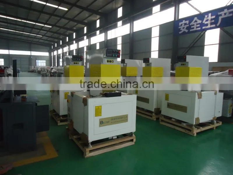 Double head welding upvc windowsill profile machine