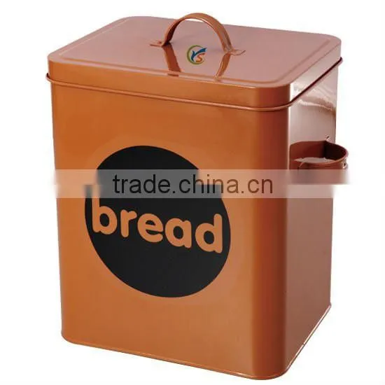 Galvanized rectangle bread storage cans