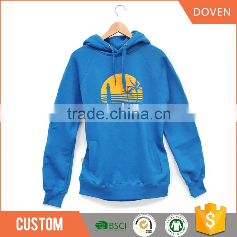 Wholesale customized cotton polyester fleece pullover hoodies