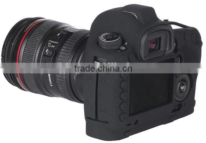 New released DSLR camera soft silicone case cover for Canon 5DIII 5DRS 6D with different color