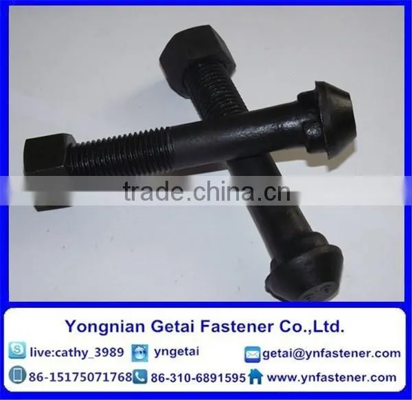 Grade 12.9 1/2" x 1-1/2 Fish Bolts DIN933 931 H.D.G