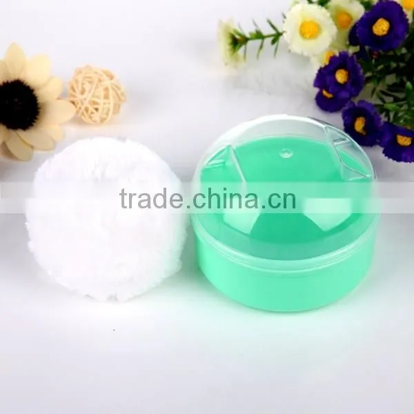 2015 hot selling in EU baby products baby powder puff case manufacturers