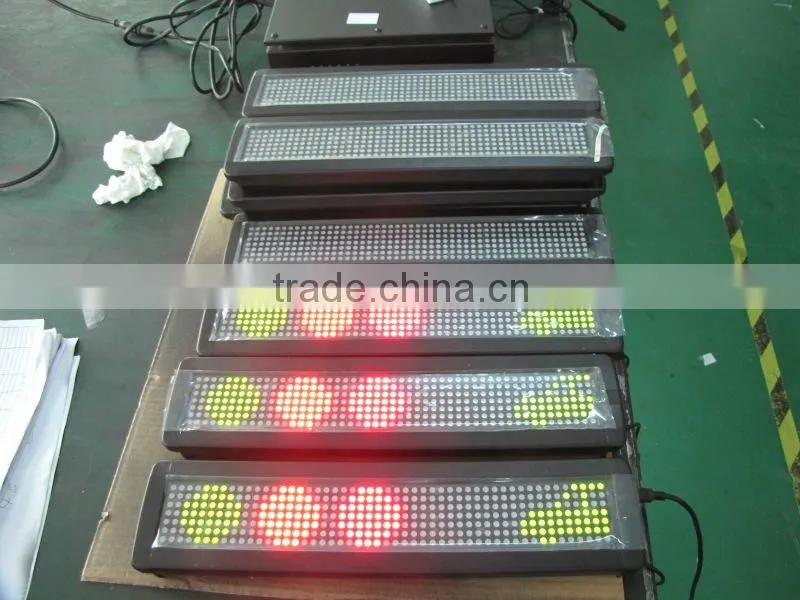china suppier led factory price tri color outdoor programmable scrolling led sign