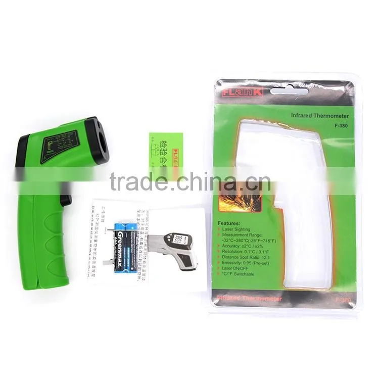 Non Contact Digital Laser Infrared Temperature Gun Infrared Thermometer range -50~380C
