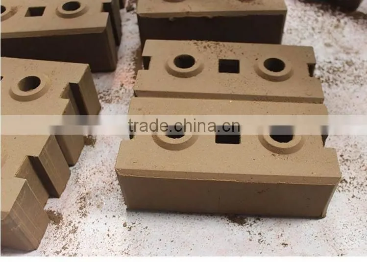 hand press soil brick making machine clay interlocking pavers production price for sale