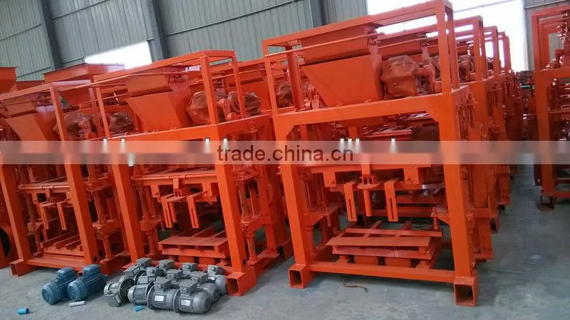 QT40-1 manual hollow block mold machine
