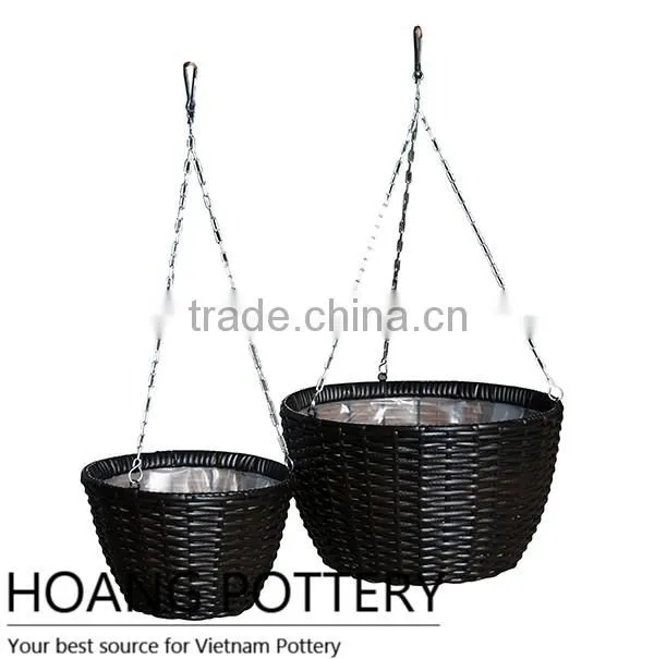 Wicker Planters indoor and outdoor
