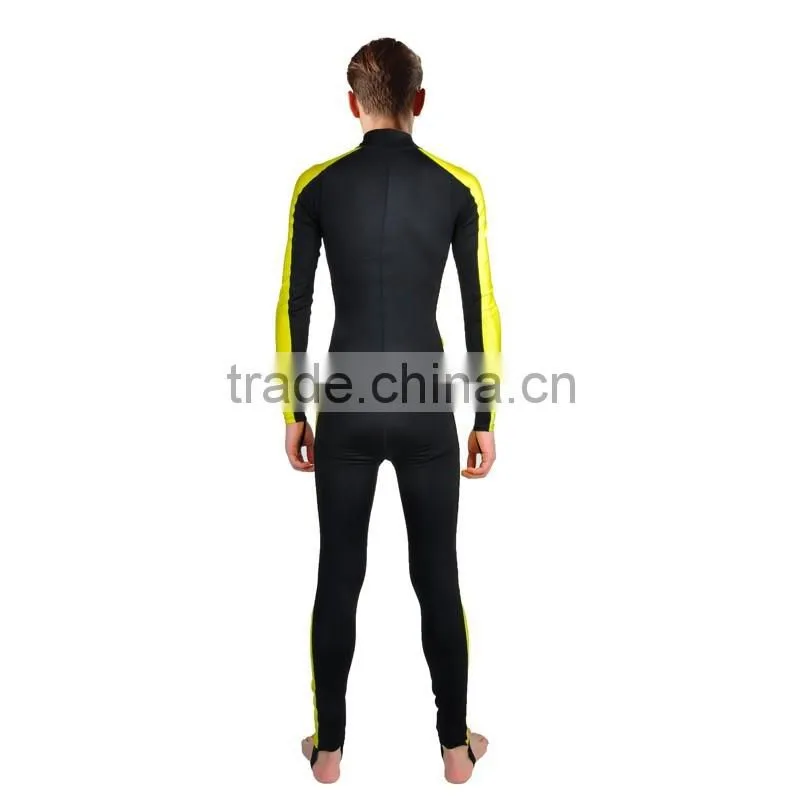 men's wetsuit tops and lycra rash guards in an assortment of styles