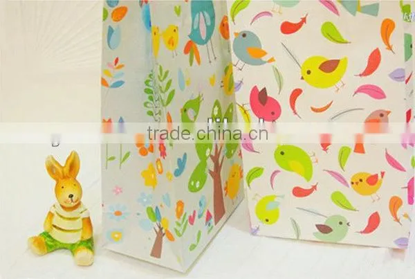 Yiwu wholesale handle gift paper bag a4 size