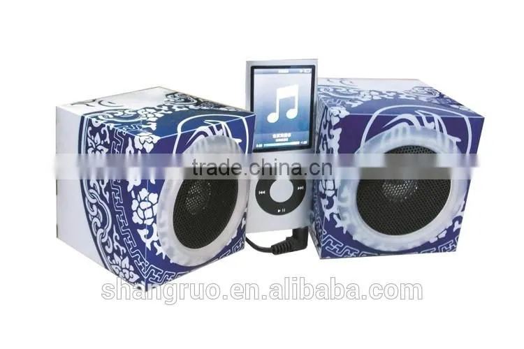 High quality best price customized paper portable mini speaker