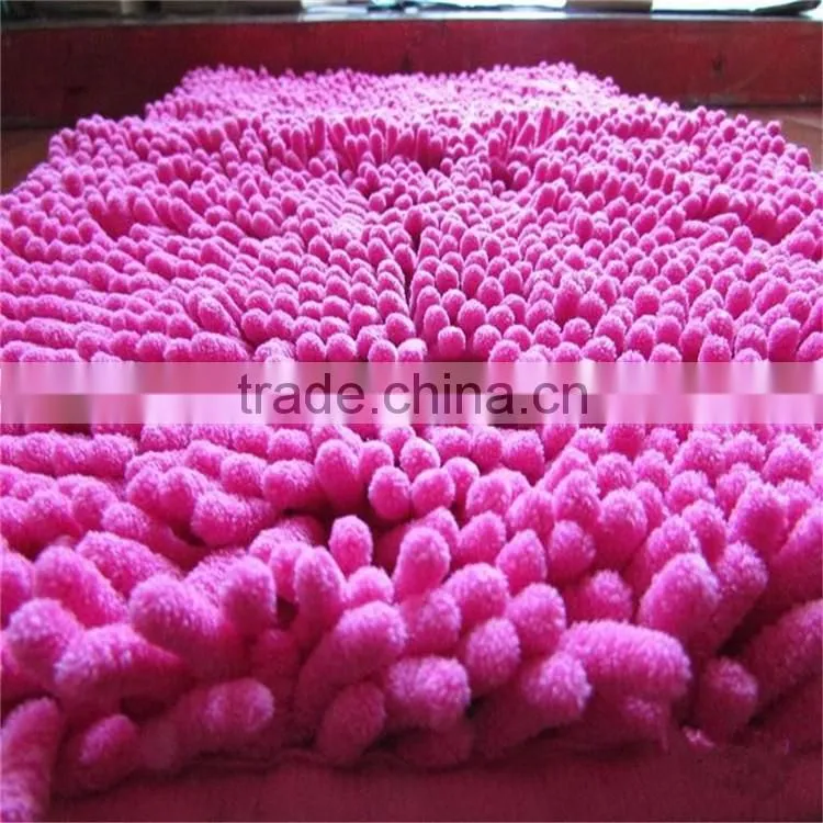 tufted chenille polyester mat