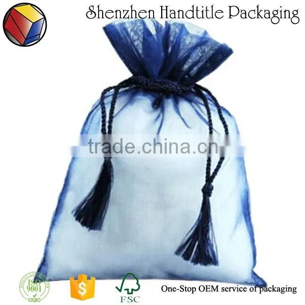 custom drawstring mesh pouch