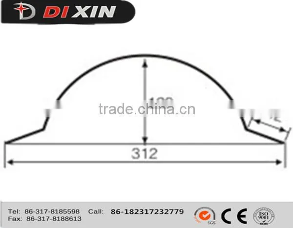 Galvanized aluminum plate ridge tile Roll Forming Machine