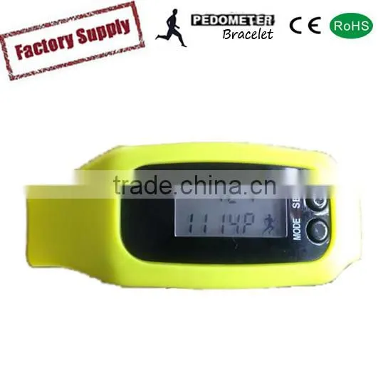 New fashion bracelet pedometer calorie counter