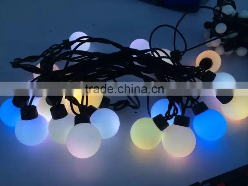 SJ-18-50/ SJ-38-20 auto color change rgb led ball string
