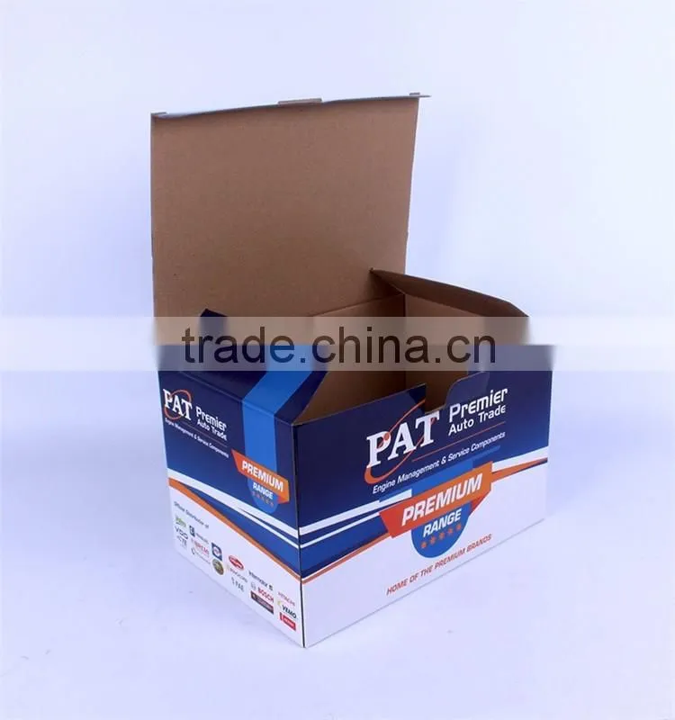 Rectangular shaped corrugated small appliance cooling fans packaging box