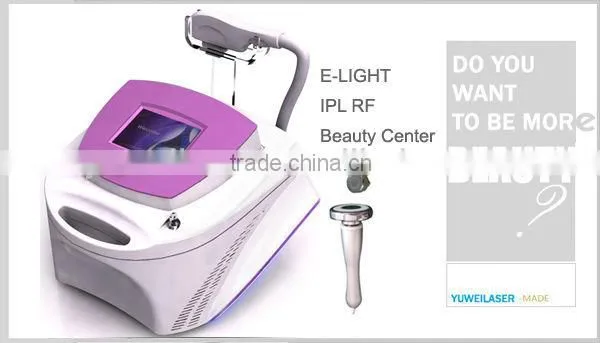 YUWEI super hair removal e light ipl+ rf laser machine for sale