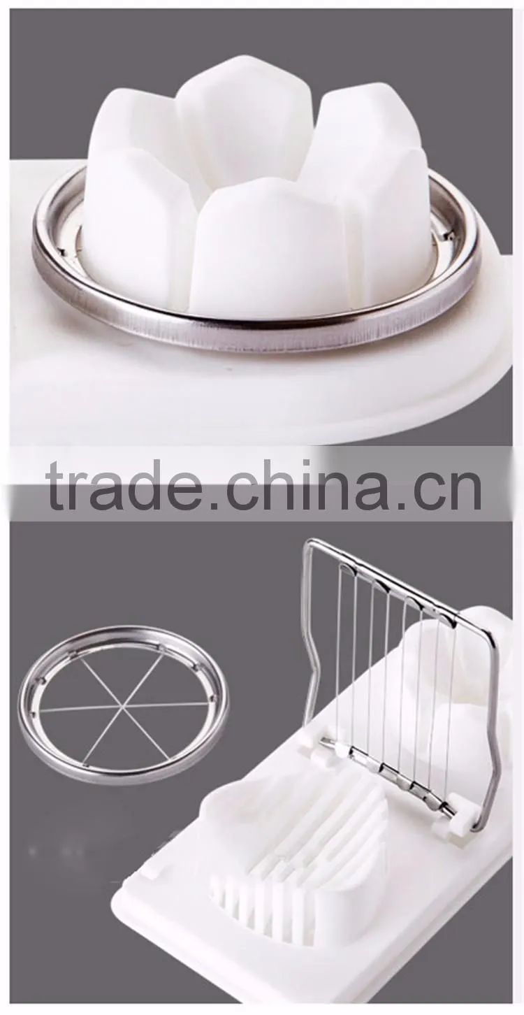2 in 1 Multifunction Egg Cutter Master Kitchen Food Egg Slicer