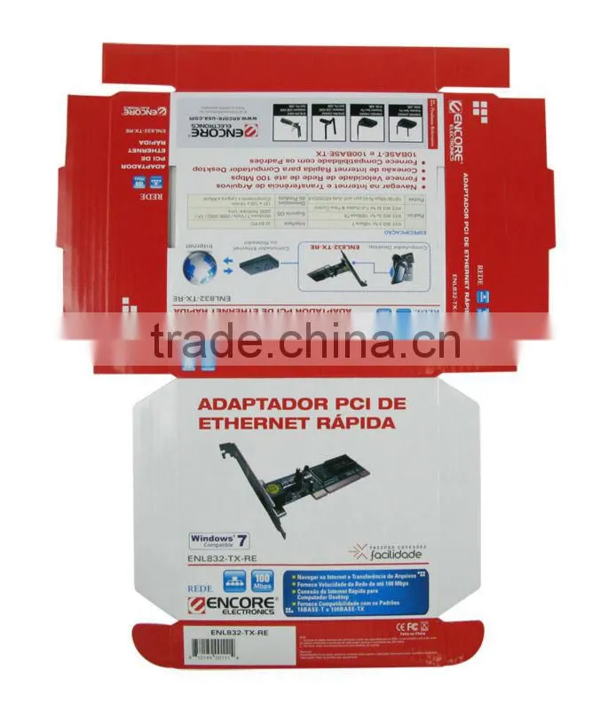 Window 7 compatible paper package box