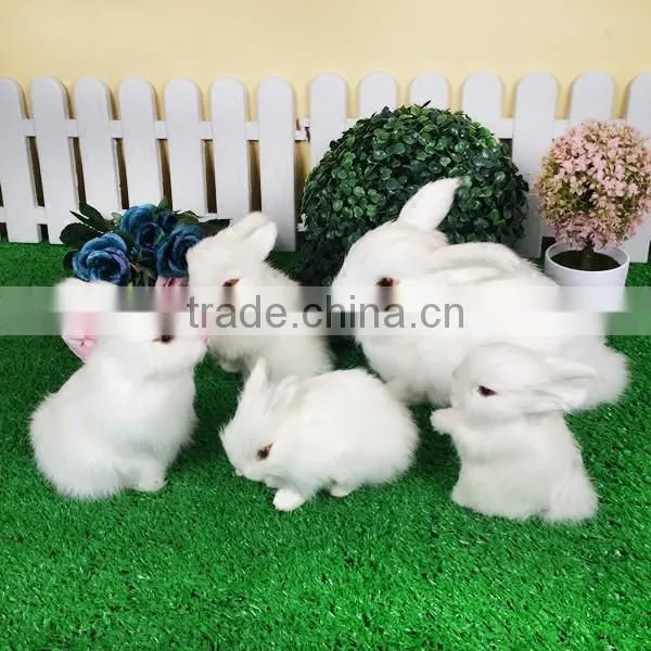 plush covered jumping animal plush rabbit toy