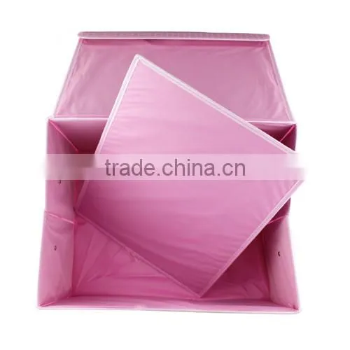2014 Foldable Oxford Fabric Storage Box, Reusable economic wholesale collapsible badroom organizer(BBHT005)