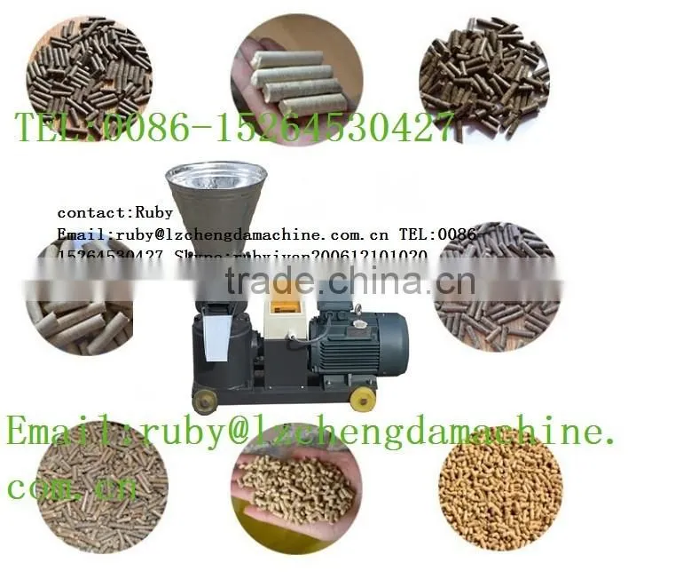 Wood pellet machine for homemade pellets production
