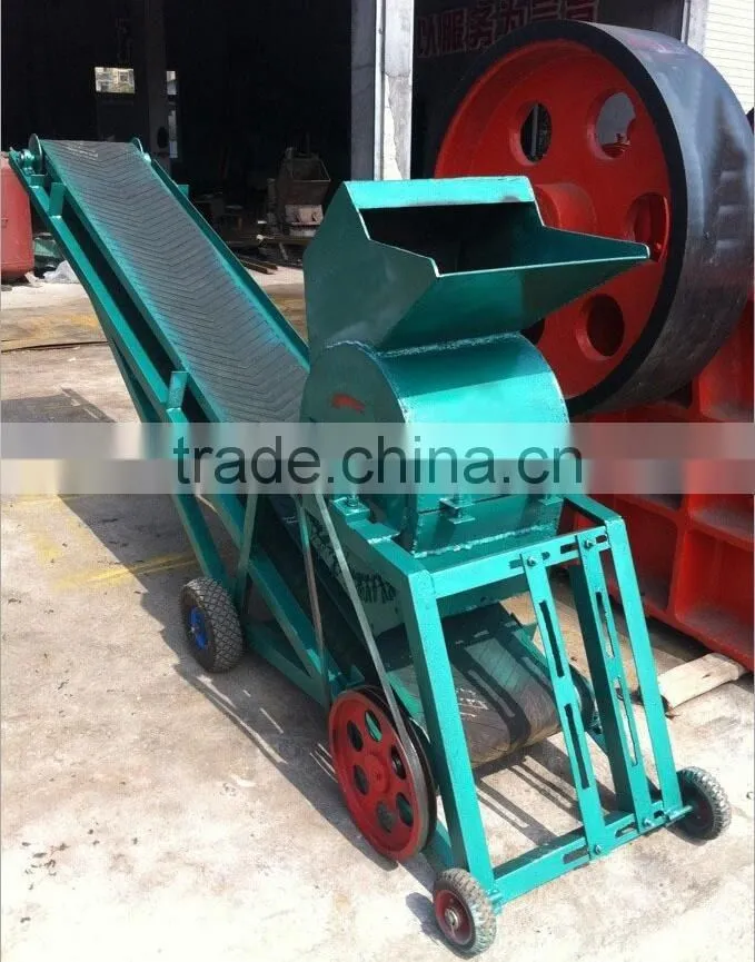Hammer Mill Crusher for Coal Movable coal crusher coal crushing machine with wheel