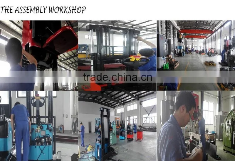 1.5t double pairs of forks stable elelctric forklift stacker