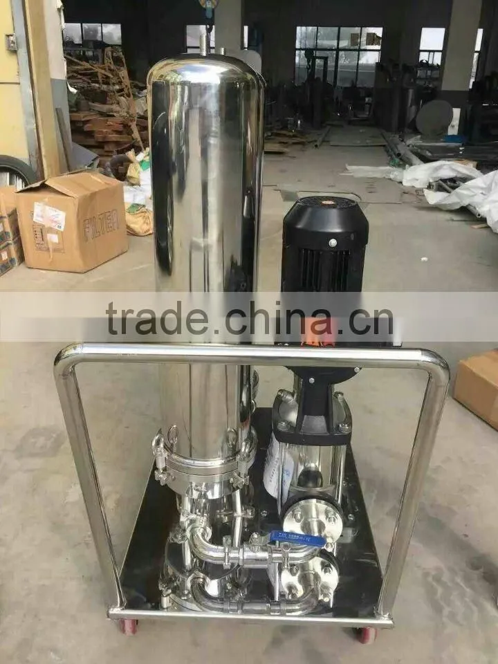 Stainless steel housing filter in water treatment
