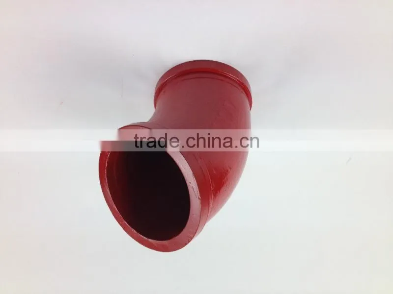 Abrasive Resistance Pipe Bend 45 Degree Elbow Concrete Pump Elbow