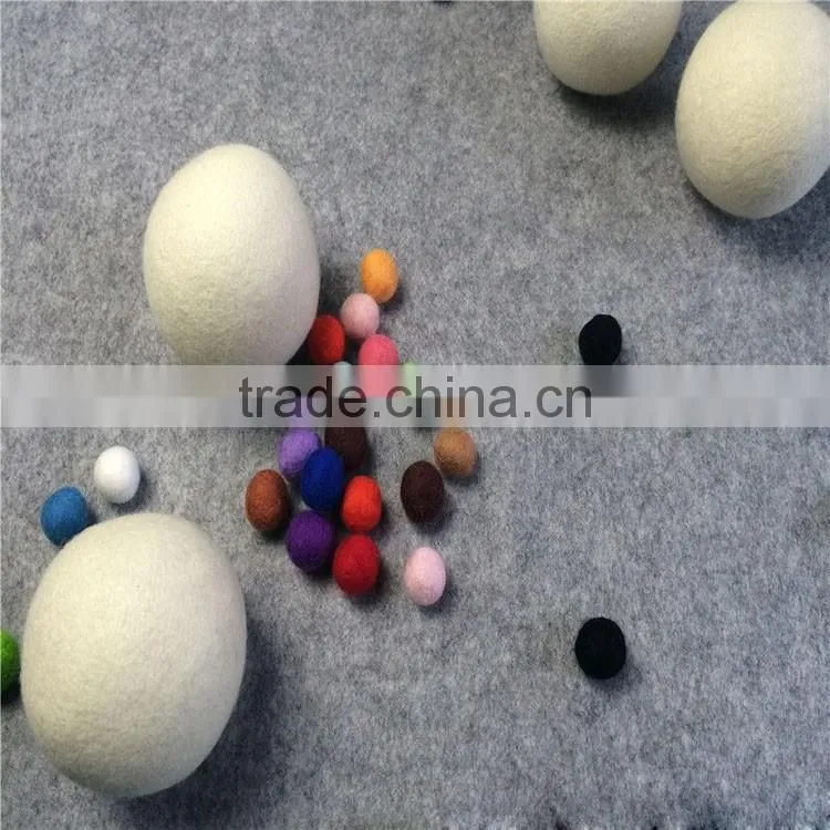 100% Wool Felt Ball Natural White Felt Balls