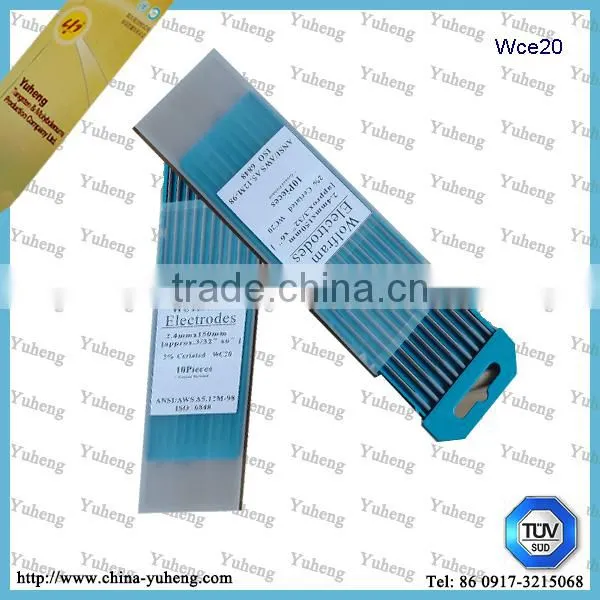 WC20 grey tip Anti Abrasion tig welding Electrodes