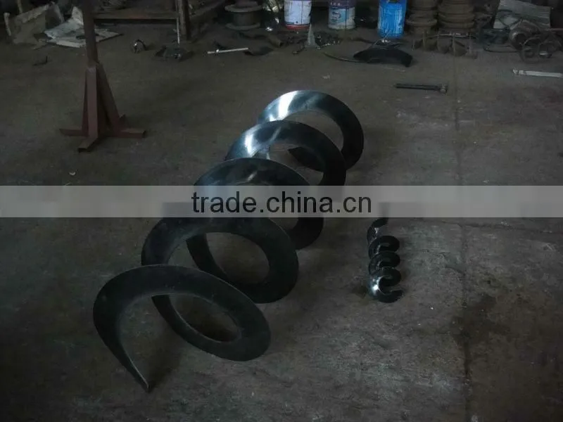 Screw blade cold rolling mill