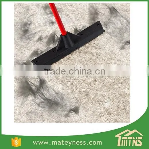 Slanted Side Sweep Clean Soft Rubber Broom Brush