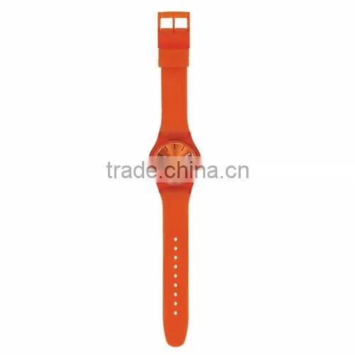 teenage fashion watch with changeable PVC strap