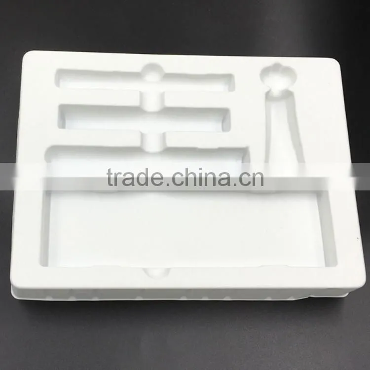 custom Clear Plastic Component Black Blister Packing Tray