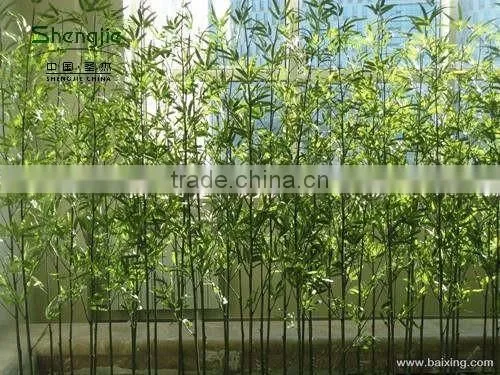 Home garden decoration artificial outdoor green lucky Bamboo fake evergreen bamboo