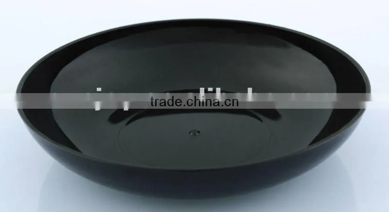 Clear plastic plate 9" saucer