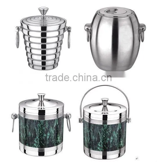 metal cold drinks cooler ice bucket for beer