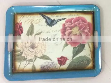 Green Flat Plastic Tray