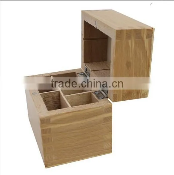 decorative rustic wooden storage box