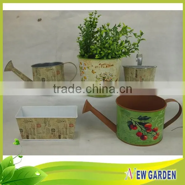 Artistic Modern Excellent Design Watering Can Shape African Flower Pots